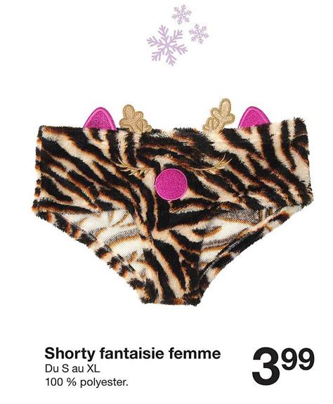 Promo Shorty Fantaisie Femme Chez Zeeman ICatalogue Fr