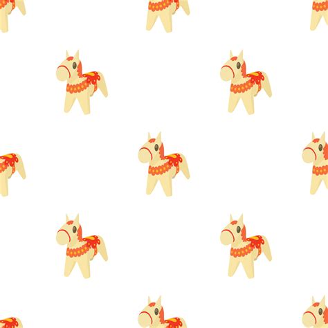 Toy horse pattern seamless vector 15065505 Vector Art at Vecteezy