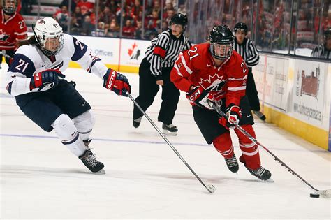 U.S. And Canadian Women's Hockey Brings Plenty Of Heat To The Ice