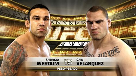 UFC PS4 Fabricio Werdum Vs Cain Velasquez YouTube