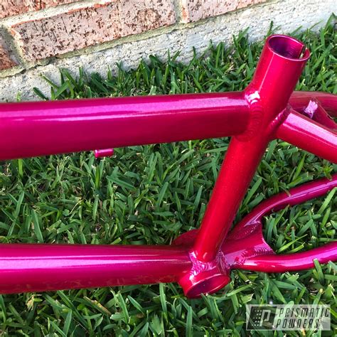 Custom SO CAL FLYER Bike Frame featuring Racing Raspberry and Ink Black ...