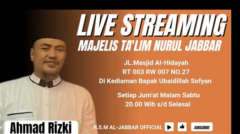 R S M ALJABBAR 19 05 23 Majelis Talim Nurul Jabbar Maulid Simtudurror