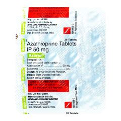 Buy AZORAN 50 Mg Tablet 20 S Online At Best Price Azathioprine 50 Mg