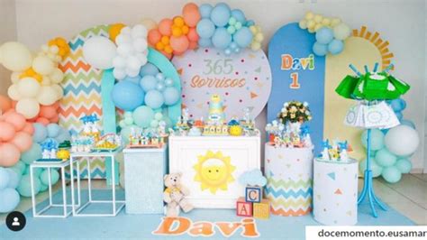 Decora O De Festa Infantil Tema Sorrisos Baby Birthday Themes Fox