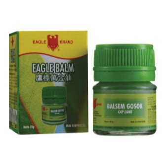 Eagle Brand Balsam Balsem Gosok Cap Lang G Shopee Malaysia