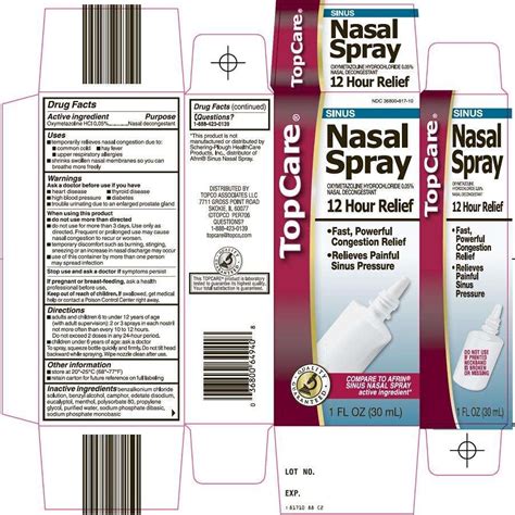 Topcare Nasal Spray By Topco Associates Llc