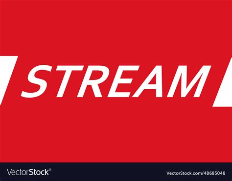 Icons banners for streaming live internet stream Vector Image