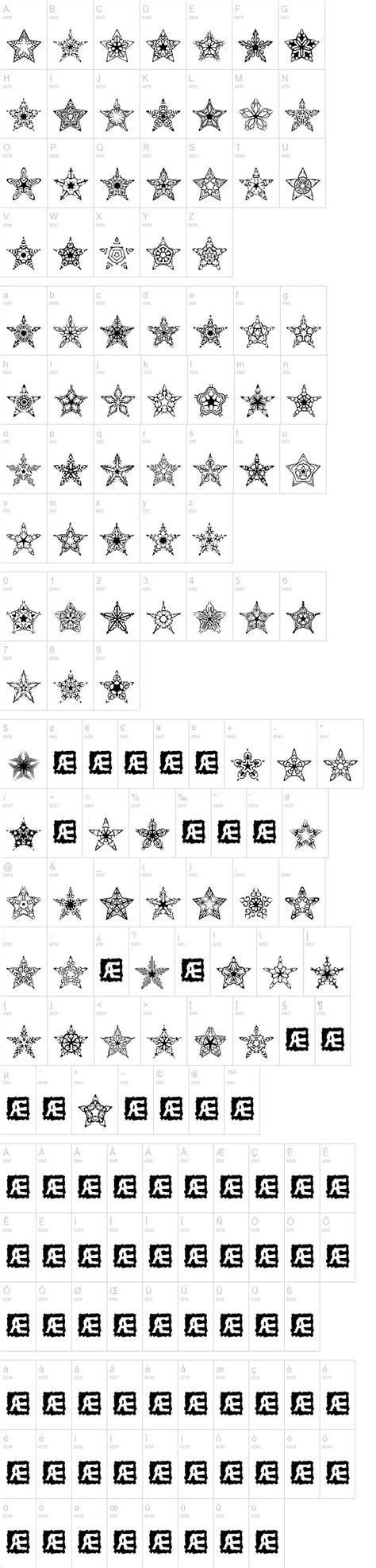 90 Stars BRK Font Dafont Free Dingbat Fonts Lettering Fonts