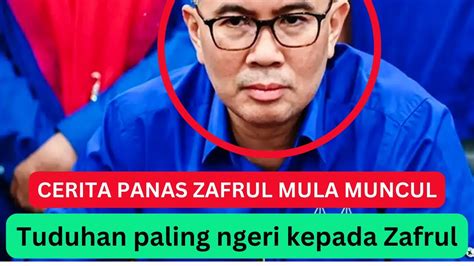 TUDUHAN PALING PANAS KEPADA ZAFRUL Selepas Letak Jawatan Timbul Pula