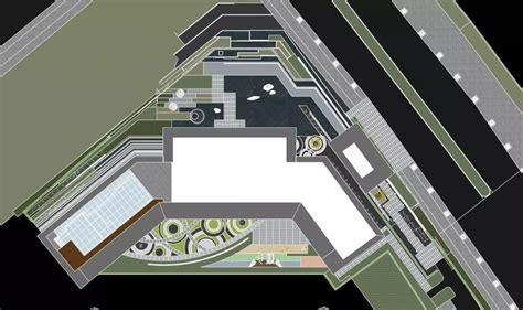 滨江首府展示区景观su模型 筑图 建筑景观素材lumion模型方案文本cad施工图su模型下载