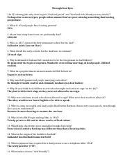 Through Deaf Eyes Worksheet Docx Through Deaf Eyes In Cj S Driving