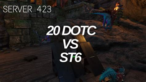 DOTC Vs ST6 On Server 423 Ark PS4 PvP Official YouTube