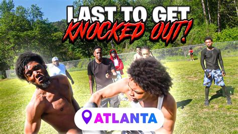 Last To Get Knocked Out In The Hood Atlanta YouTube