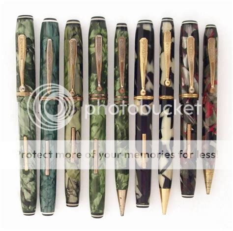 Wearever 1930s Pioneer Models Faceted Barrels The Fountain Pen