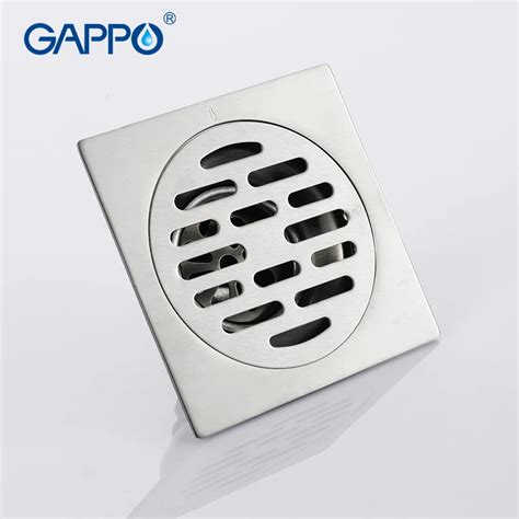 Gappo Drain Chrome Laiton Carr Drains Douche Sol Drain Couverture