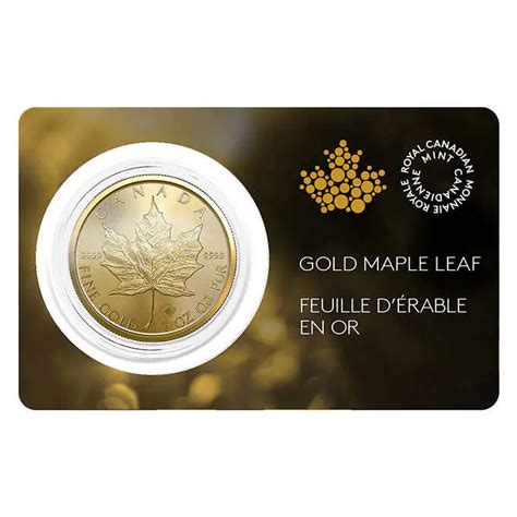 Oz Canada Maple Leaf Gold Coin