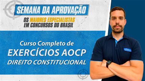 Curso Completo de Questões AOCP PMGO 2022 Direito Constitucional