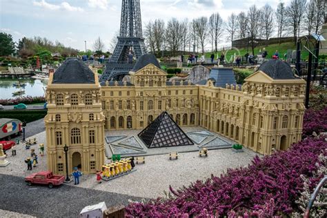 The Louvre Museum Lego Model Displayed At Legoland Windsor Miniland