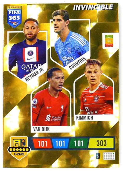 Купить Panini Fifa 365 2023 X Rare Invincible 5 карт отзывы фото и