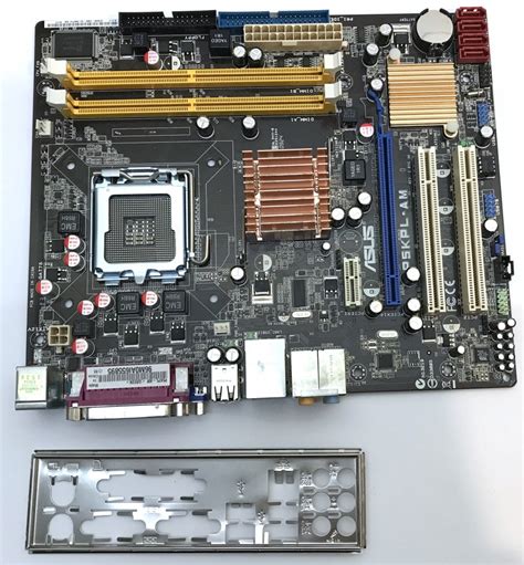 Asus P5kPL-AM rev 2.05g LGA775 használt alaplap DDR2 integrá