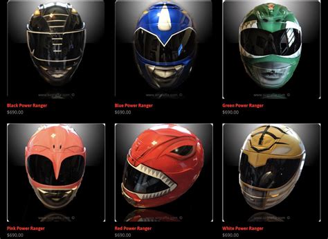 Power Rangers Motorcycle Helmets: It’s Riding Time