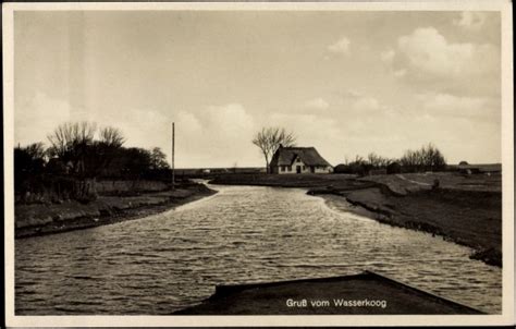 Ansichtskarte Postkarte Wasserkoog Tetenb Ll Akpool De