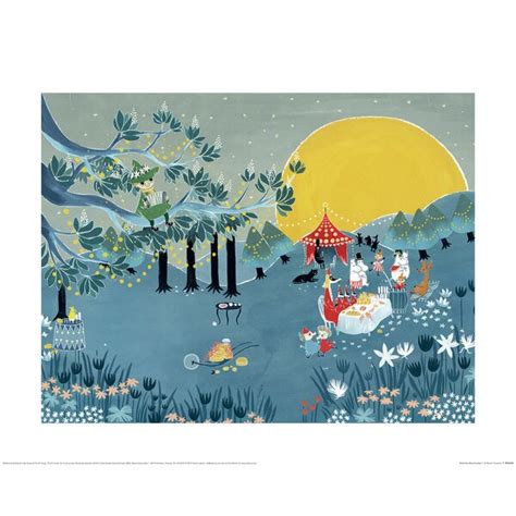 Art Group Tales From Moominvalley By Moomin Unframed Painting