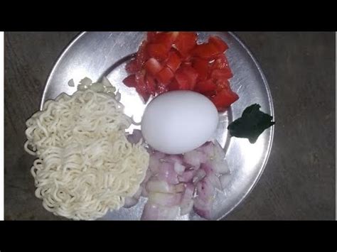 Egg Maggie Masala Recipe Lll How To Make Egg Maggie Masala Lll Youtube