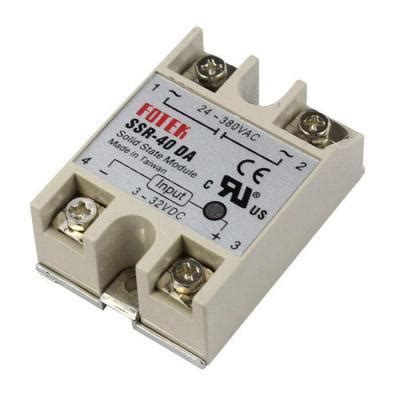 DC/AC 40A SSR-40DA Relay solid state relay AC SSR- Relay solid state ...