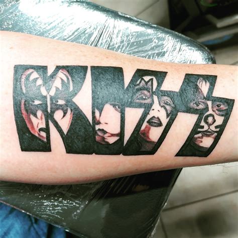 Kiss Band Icon Tattoo