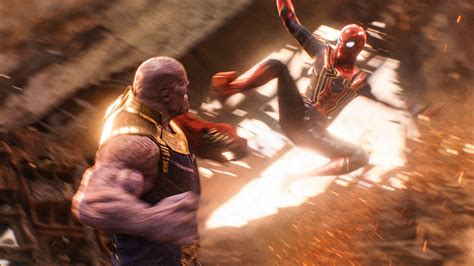 Thanos Vs Spiderman