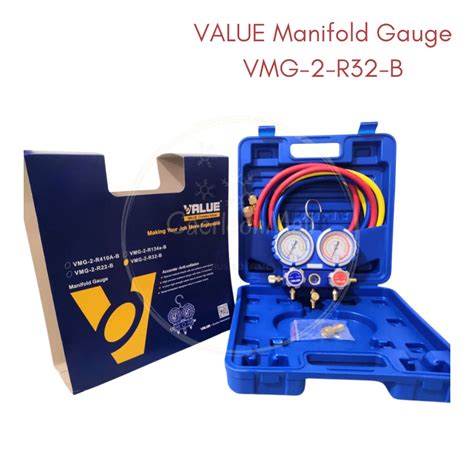 Ready Stock Value Manifold Gauge Vmg R B R A R R R A