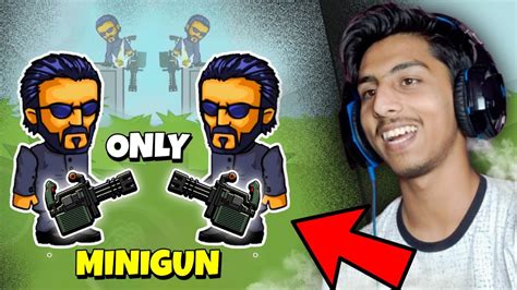 Mini Militia Only Minigun Challenge Youtube