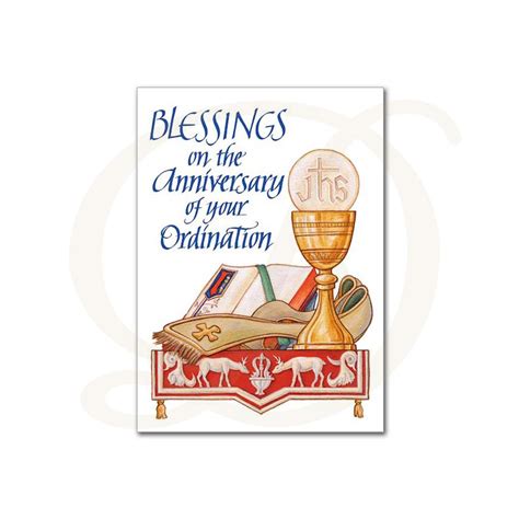 Priest Ordination Anniversary- Greeting Card - DiCarlo