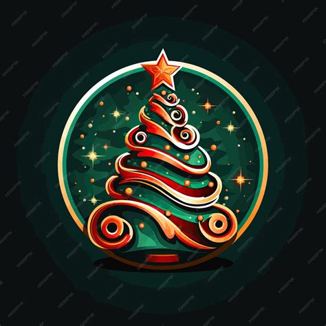 Premium Vector Christmas Logo Vector