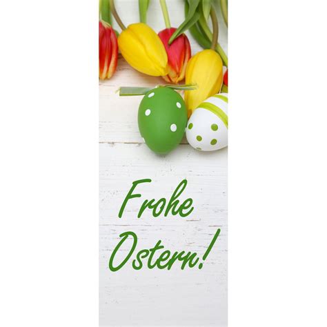 Banner Frohe Ostern 75 X 180 Cm Dekoartikel Kataloge Langnickel