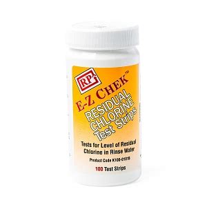 E Z Chek Residual Chlorine Test Strips Medline