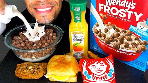 Asmr Wendy S Breakfast Frosty Cereal Challenge Eating Show Mouth Sounds