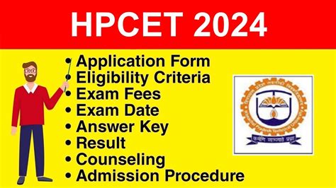 HPCET 2024 Application Form Eligibility Criteria Exam Date