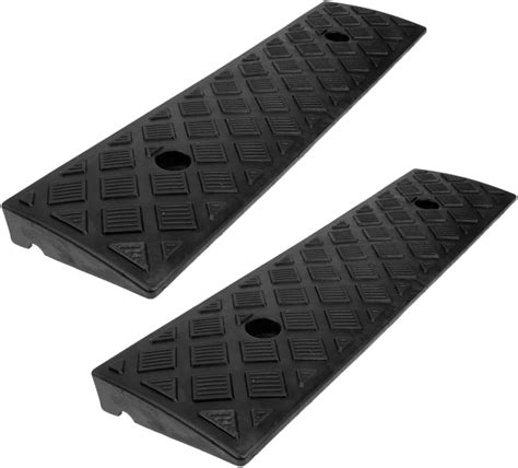 Supvox Cable Ramp 2pcs Wheel Ramps For Car Atv Ramp Rubber Bump Shed