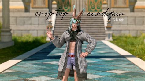 Crop Top Cardigan Tbse Mashup XIV Mod Archive