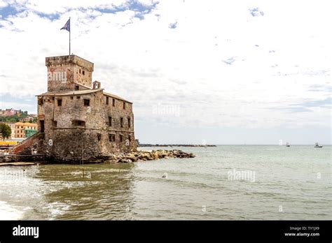 Castle of Rapallo, Italy Stock Photo - Alamy