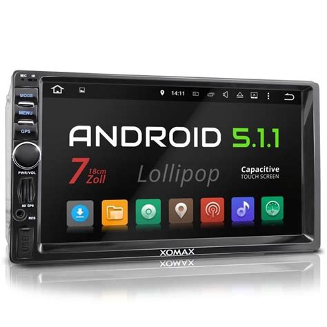 Autoradio Android Din Avec Navigation Gps Bluetooth Cam Ra Recul