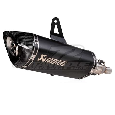 Akrapovic SLIP ON LINE Exhaust Muffler Titanium S IT125SO1 HRTBL