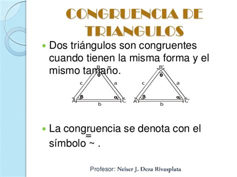 CONGRUENCIAS DE TRIÁNGULOS Mathematics Quizizz