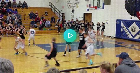 Basketball Stuck On Rim In Final Seconds Of Game  On Imgur