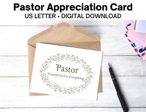 Pastor Appreciation Messages And Thank You Note Examples