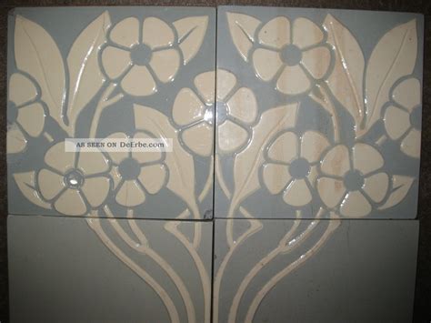 Fliesen Jugendstil Kacheln Villeroy Boch V B Mettlach Tile Art Nouveau