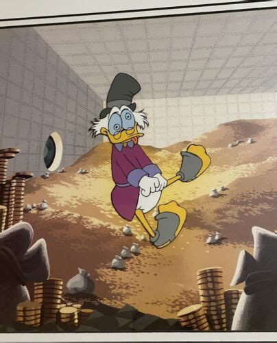 Scrooge Mcduck Disney Production Cel Sport Goofy In Soccermania