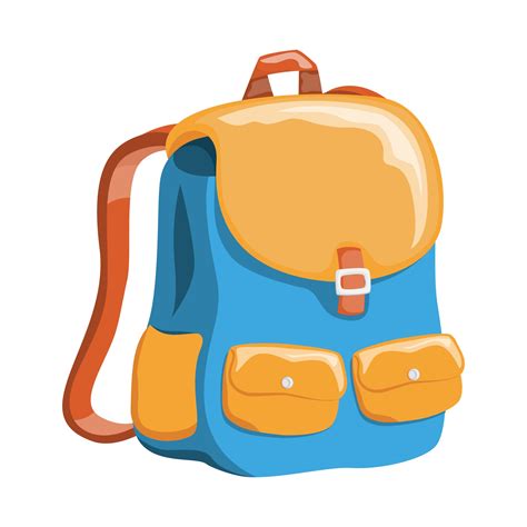 Mochila Escolar De Dibujos Animados En B Premium Vector Freepik Porn